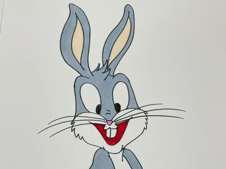 #8090后 的#童年回忆 ,#00后 应该不认识#兔八哥 #简笔画 #一起学画画 @DOU+小助手 @抖音小助手