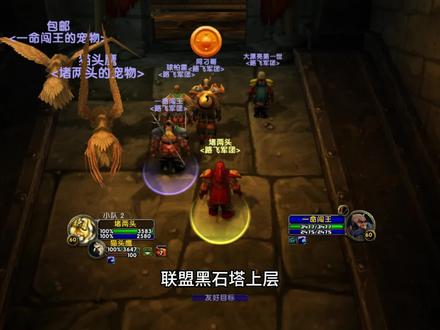 魔兽世界专家模式 黑石塔上层实况
