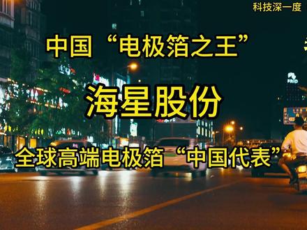 海星股份:中国“电极箔之王”的底层材料突围之路