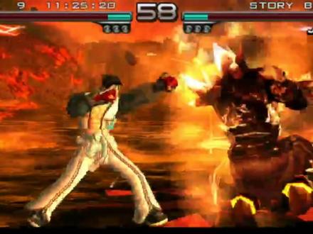 再水一条铁拳5。有一条非常明显的操作失误,我有点怀疑我的键盘#超燃 #格斗游戏 #铁拳5暗之复苏