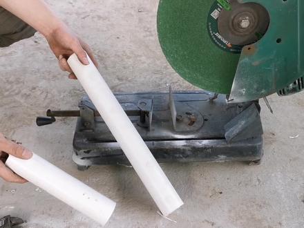 PVC管怎么制作Y形三通?教你一招,不管从哪个角度看,都是120度