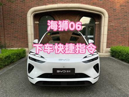 海狮06熄火前总是忘记关空调怎么办,这个简单设置帮你解决#海狮06 #比亚迪用车技巧 #比亚迪海洋聚浪汇 #快捷指令 #闪充时代告别等待