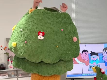 我在家做了个奔跑的圣诞树 #宝藏生活家企划 #我家的年度变化 #新年 #圣诞的100种打开方式