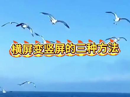 横屏变竖屏的三种方法 #剪辑教程 #手机剪辑教学 #零基础学剪辑 #上热门 @DOU+小助手