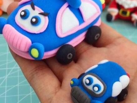 #手工 #玩具 #手工diy #一起做手工 ##粘土手工 做个儿子最喜欢的小汽车