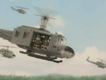 早安越南【用五百斤乐高还原越南战役】 #定格动画 #fortunateson #越南战役歌曲 #乐高越战