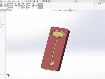 SolidWorks实体仿形常用方法教程--压凹命令、组合命令和模具功能