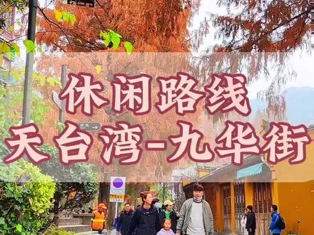 这可以说是到达九华街步行时间最短的一条古道了,但若是从青阳出发,车程比黄石溪还要远,比较适合交通管制期间想上九华街又不想坐大巴的朋友。
深秋的九华街,真的很值得来好好欣赏,那高大的杉树和古枫,和古老的寺庙随便一组合就是一幅画,让人忘却时间~#九华山户外线路推荐 #沉浸式揭秘九华山
