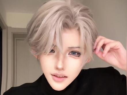 有这样的脸涌入韩漫 #知世摇 #书呆子计划 #卢克 #cos