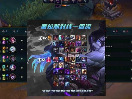 塞拉斯中路不知道如何选择天赋加点?一图流奉上 #寒念塞拉斯