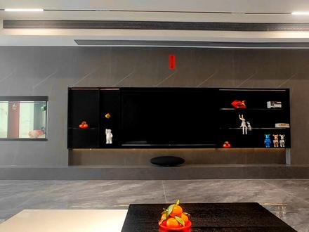 #电视背景墙 #鱼缸
电视背景+鱼缸 个性创意设计亮点#装修 #养鱼日记