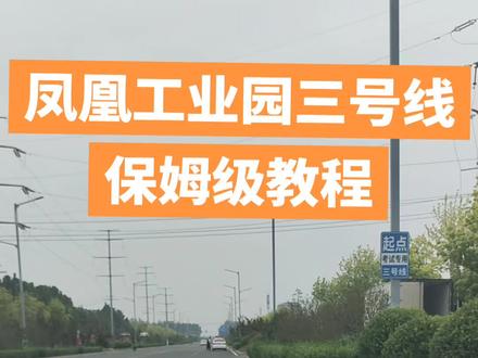 凤凰工业园三号线保姆级教程#学驾照 #科目三
