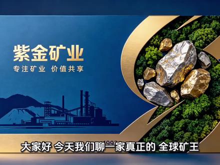 紫金矿业:你必须知道的三大特点#紫金矿业#