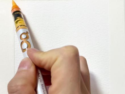 手绘“跨越新程”,一起来画画吧 #丙烯马克笔 #绘画教程 #2025我的不完美艺术 #2025艺术年鉴 #抖音青年艺术家计划