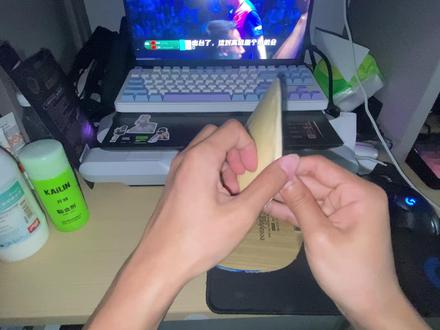 XX0的粘拍解说:挺拔K2pro+开林油补充内能;下期粘贴! #乒乓球 #挺拔 #乒乓器材