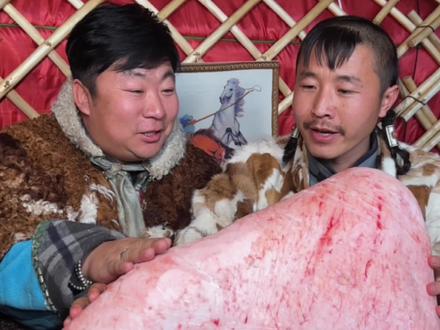 驼峰涮着吃 味道没治了#内蒙美好推荐官 #草原美食 #驼峰