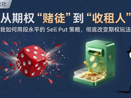 学会段永平Sell Put策略后,彻底改变期权打法 把期权从“杠杆赌具”变成了“收租机”。
提前收权利金 → 股价不跌就白赚,跌了就低价抄底加仓!
这才是期权正确的打开方式!
从赌方向 → 赚时间价值和波动率。
你敢尝试卖方策略吗?评论区说说看!
#期权 #段永平 #SellPut #期权策略 #期权交易