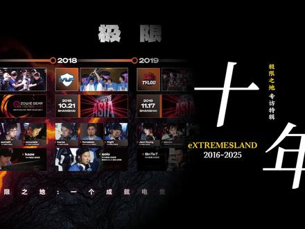 极限之地十年 2016-2025 #极限之地 #CS #卓威