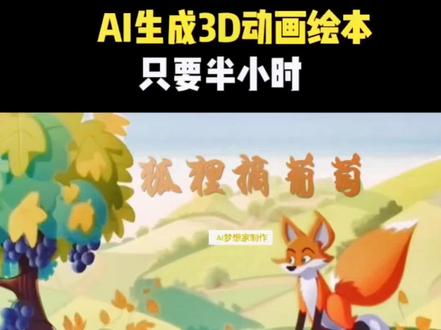 教你用AI生成3D动画绘本,不会的评论区留言哦#chatgpt应用领域 #midjourney #人工智能 #AI绘画#3d动画