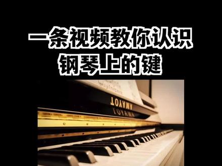 一条视频教你认识钢琴上的键#钢琴入门 #钢琴教程 #学钢琴 #即兴伴奏 @抖音小助手