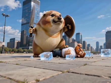 我的刀盾拯救世界2! #我的刀盾 #AI新春游园会 #AI创作浪潮计划#超燃 #泪目