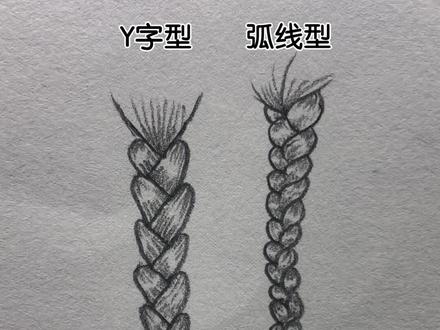 麻花辫画法#素描 #画画 #画头发 #画辫子 @DOU+小助手