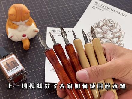 性价比很高的蘸水笔,6款笔尖的介绍,看完你就知道买哪个了!#钢笔淡彩 #蘸水笔 #水彩