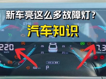 新车亮这么多故障灯?究竟怎么回事?#逸动plus #用车有妙招 #新手司机看过来 #汽车知识 #抖音汽车