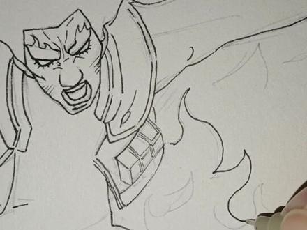 #临摹手绘 #手绘 #火影忍者#迈特凯八门 #漫画
“苍蓝猛兽从此消失,变身为红色猛兽。死门,开!”🤓🤓🤓