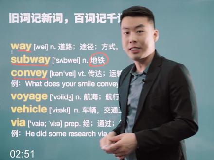 如何用way记住一串词? #英语 #杨亮讲英文 #创作灵感 @DOU+小助手