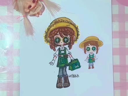 第五人格园丁的两种画法#第五人格 #园丁 #简笔画 #同人