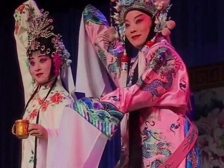 婺剧吕布与貂蝉,小宴选段,兰溪小生钟丽英饰演吕布#浙江婺剧