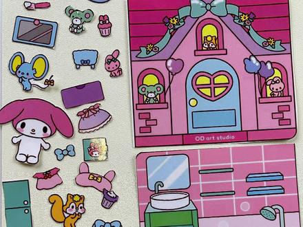 美乐蒂安静书教程 #自制安静书 #安静书 #安静书制作 #安静书制作全过程视频 #安静书翻翻书