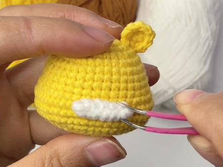 可爱小老虎玩偶挂件附图解 #手工编织 #手工挂件 #钩针图解