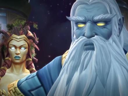 7-10:在众创世的加持下,萨格拉斯被封印,大战落幕,唯有伊利丹还在猎杀他的猎物#魔兽世界 #游戏cg