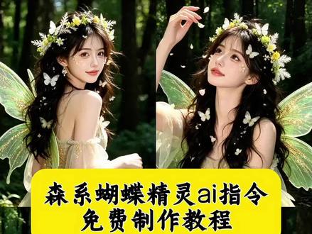 森系蝴蝶精灵ai教程来了 豆包花仙子写真指令 豆包蝴蝶写真指令#豆包ai#豆包出大片有两把刷子##花仙子#蝴蝶精灵#绿色精灵 豆包绿色精灵写真口令 豆包ai图片生成口令 豆包ai春日写真指令