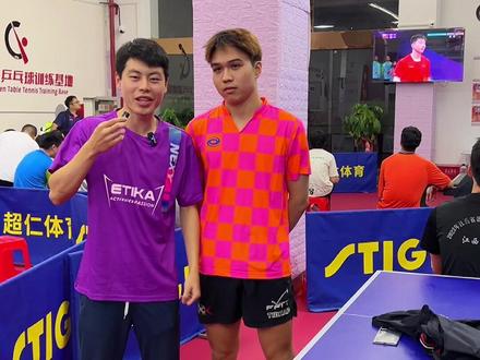 感觉我也站在杭州亚运会赛场上!#杭州亚运会国乒 #乒乓球 #马龙 #朱世赫