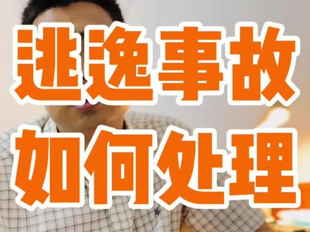 逃逸怎样处理 逃逸必须处罚吗#交通事故处理#逃逸