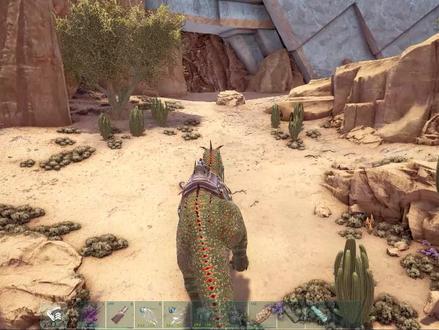 【方舟生存进化:灭绝74】打沙漠泰坦 #游戏