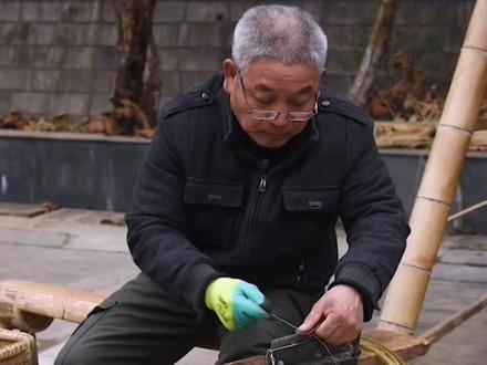 用竹子一丝一丝编出来的人物画大家都见过吗#传统文化季 #我的江西年 @非遗竹编老李(鸿铭阁)