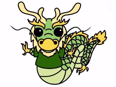 卡通龙的画法#创意简笔画 #简笔画教程 #吉祥物设计 #简笔画 #灵魂画师 #可爱纹身 #兽设 #轻漫计划 @DOU+小助手