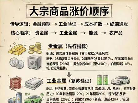 十分钟解读:大宗商品涨价顺序!
#财经 #股票 #股民 #黄金 #白银