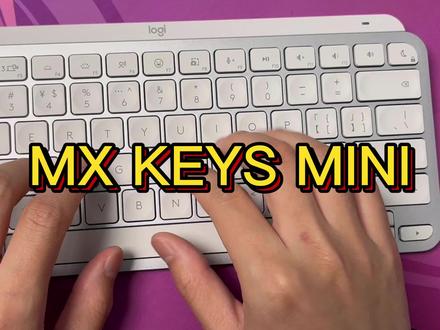 罗技MxKeysmini for Mac。 完美适配Mac的小巧办公键盘。#键盘 #办公 #罗技 #罗技mxkeysmini #适合女生的键盘推荐