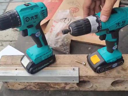 #广发工具 #工具哥 大艺有刷VS无刷电池测试(非专业标准测试)看看谁的电池跟耐用,结果出人意料😂😂