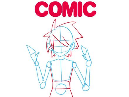 #动漫教程 #漫画教程 #火柴人 正面。决定今天要正经点儿。毕竟这要严肃