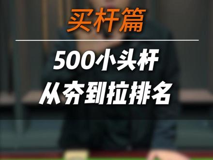 500小头杆从夯到拉排名 #台球 #台球是一种生活 #台球人 #台球杆