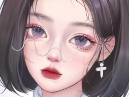 超简单头发教程!去你收藏夹吃灰吧(♡⌂♡)~#procreate绘画 #ipad绘画 #procreate #画画 #头发画法 @DOU+小助手 @抖音小助手