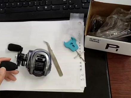 塔酷马p1改装全陶瓷轴承。#微物路亚 #塔酷马p1 #微物水滴轮 #水滴轮改装