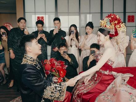 无可复刻的这一天!我爱大家!! #韩笑婚礼