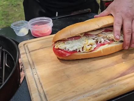 意式冷盘沙拉潜艇三明治 #露营美食 #户外美食 #露营 #野营 #户外野餐 #户外野炊 #野炊